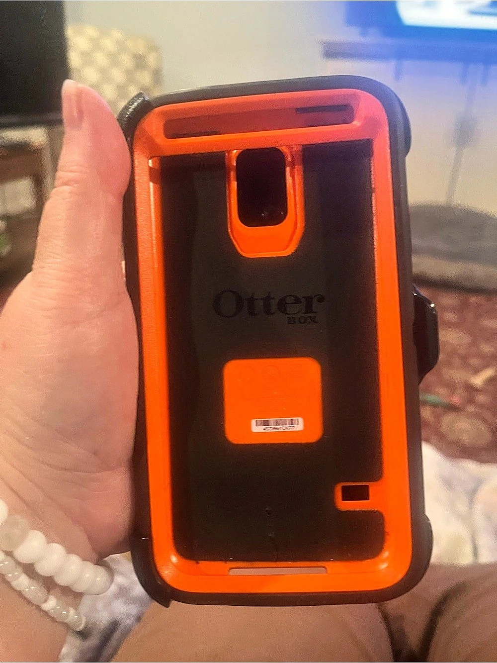 OtterBox Defender Series Case & Holster Black & Orange